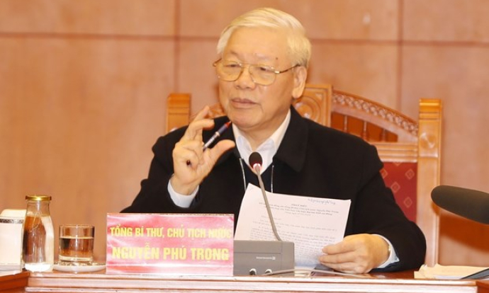 Tổng Bí thư, Chủ tịch nước chủ trì họp Tiểu ban Văn kiện Đại hội Đảng