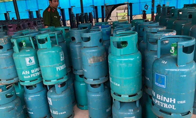 Phạt 142 triệu đồng doanh nghiệp mài vỏ bình gas