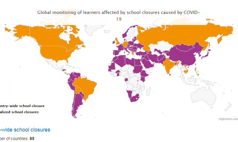 Hơn 700 triệu học sinh, sinh viên trên toàn thế giới nghỉ học do dịch COVID-19