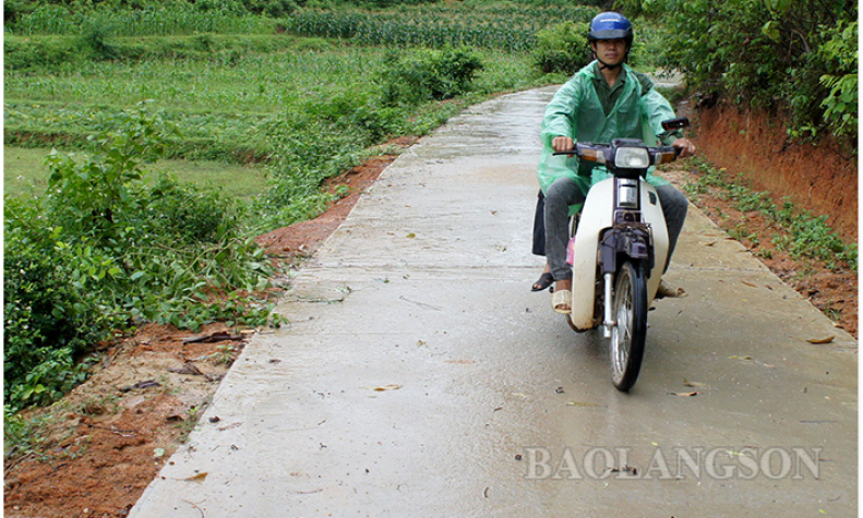 Xây dựng hạ tầng giao thông: Sức dân ở Hữu Lũng