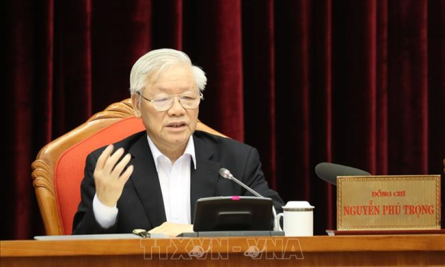 Tổng Bí thư, Chủ tịch nước Nguyễn Phú Trọng chủ trì Hội nghị cán bộ toàn quốc