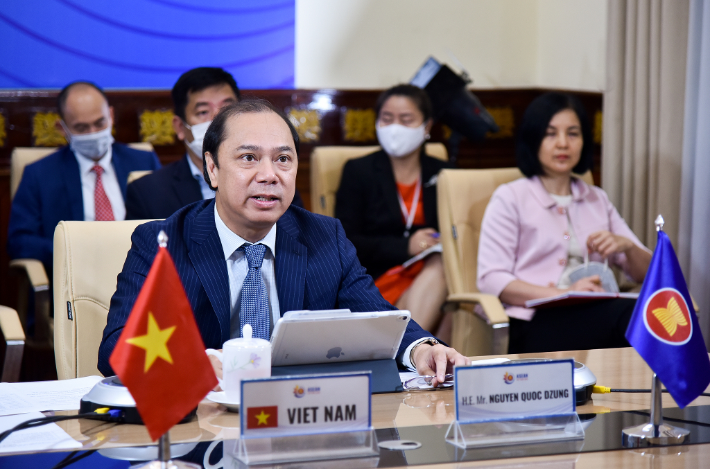 Việt Nam đồng chủ trì Hội nghị ASEAN-Mỹ hợp tác ứng phó dịch COVID-19