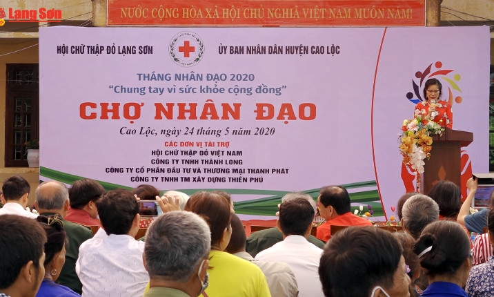 Khai mạc mô hình Chợ Nhân đạo