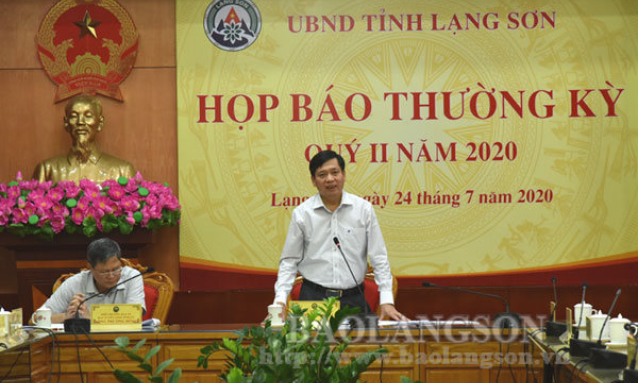 UBND tỉnh họp báo thường kỳ quý II