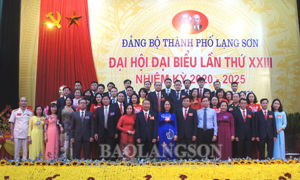 Đại hội Đảng bộ thành phố Lạng Sơn thành công tốt đẹp