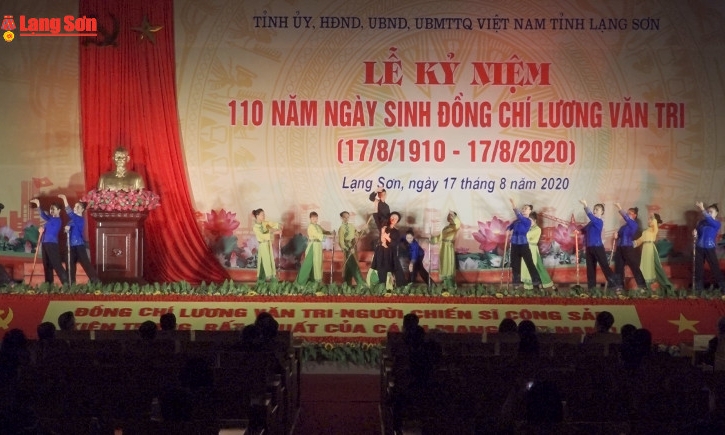 Lạng Sơn long trọng tổ chức lễ kỷ niệm 110 ngày sinh đồng chí Lương Văn Tri