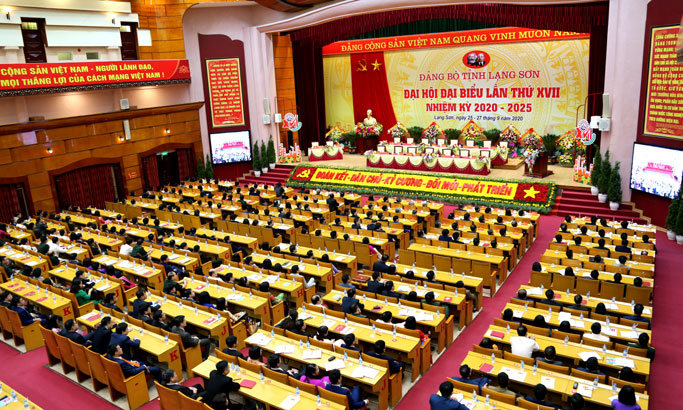 Trực tiếp: Bế mạc Đại hội đại biểu Đảng bộ tỉnh Lạng Sơn lần thứ XVII