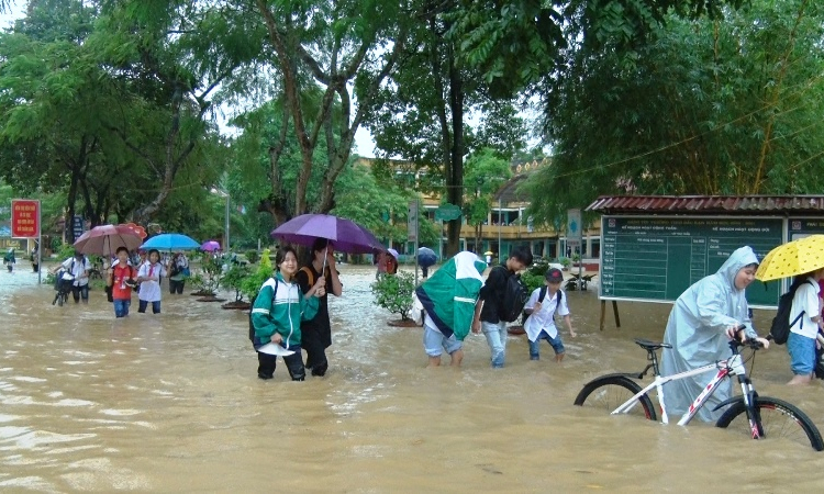 Mưa lớn gây ngập úng cục bộ tại Bắc Kạn