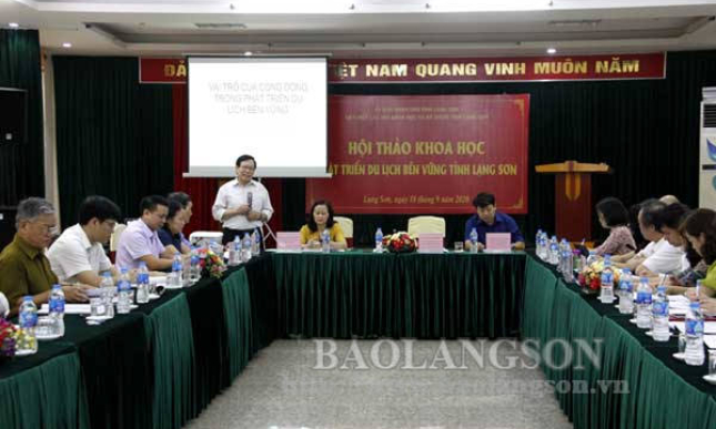 Hội thảo khoa học phát triển du lịch bền vững tỉnh Lạng Sơn