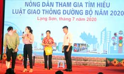 Đình Lập: Đẩy mạnh tuyên truyền đảm bảo an toàn giao thông trong hội viên, nông dân