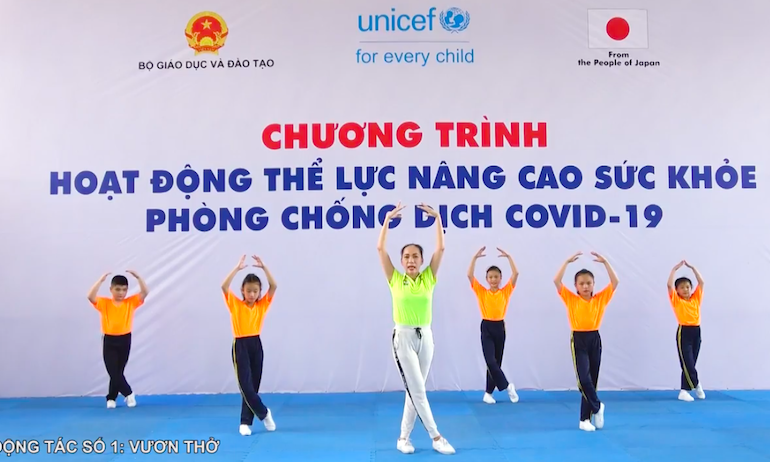 5 bài tập thể dục cho học sinh nâng cao sức khoẻ phòng chống Covid-19