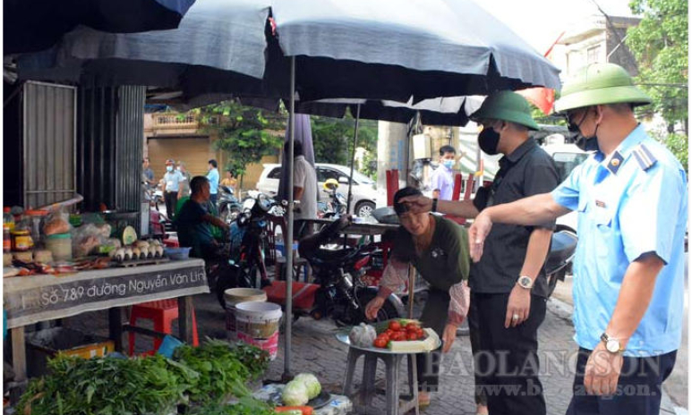 Thành phố Lạng Sơn: Siết chặt quản lý trật tự đô thị, đảm bảo an toàn giao thông