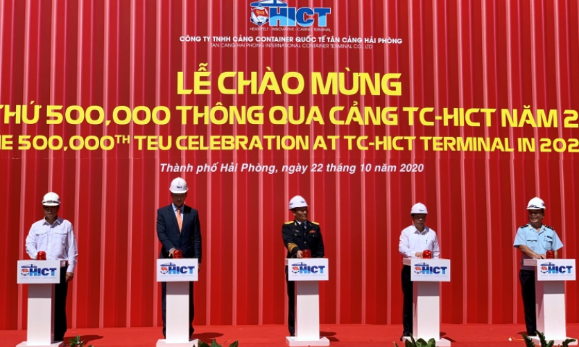 500 nghìn container qua Tân cảng Hải Phòng