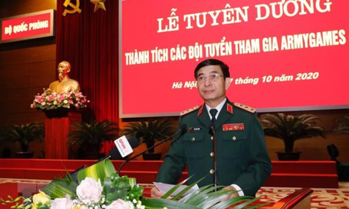 Tuyên dương thành tích các đội tuyển tham gia Army Games 2020