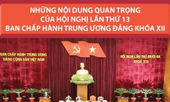 Nội dung của Hội nghị 13 Ban chấp hành TW Đảng khóa XII