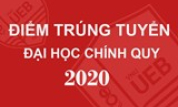 Điểm chuẩn trúng tuyển đại học 2020