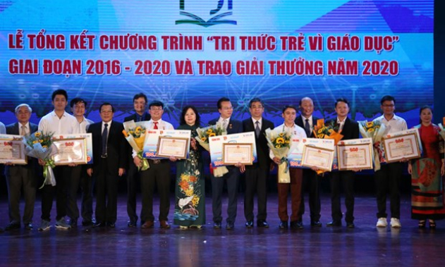 3 công trình xuất sắc thắng giải 'Tri thức trẻ vì giáo dục' 2020