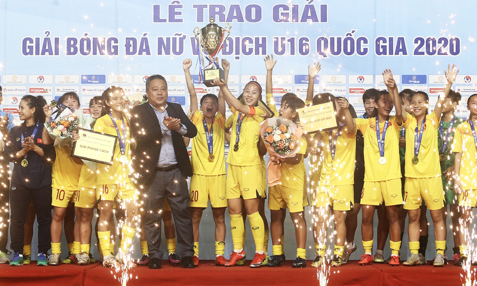 Dự tuyển U16 Quốc gia lên ngôi vô địch