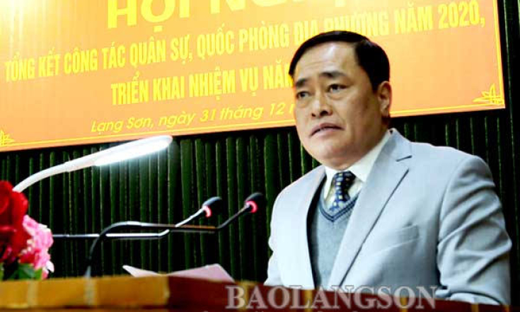 Triển khai nhiệm vụ công tác quân sự, quốc phòng năm 2021