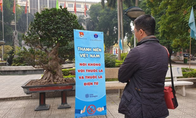 Thanh niên Việt Nam nói không với thuốc lá và thuốc lá điện tử