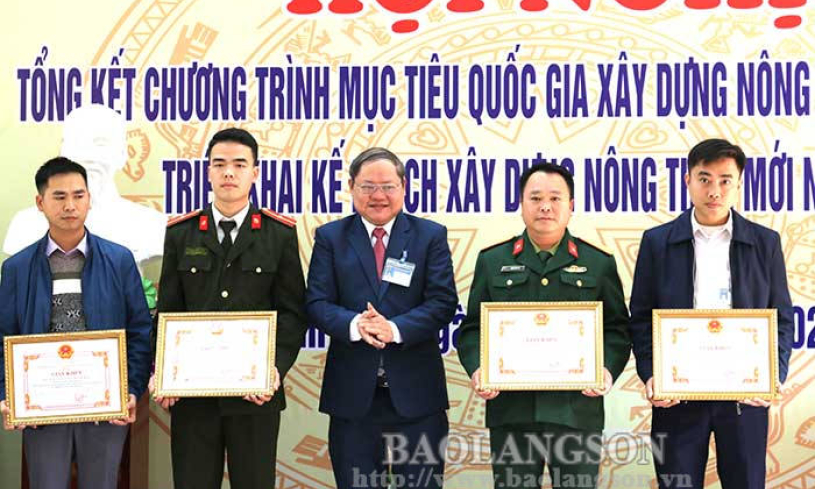 Chi Lăng tổng kết Chương trình mục tiêu quốc gia xây dựng nông thôn mới năm 2020