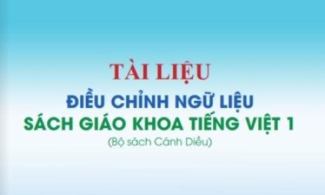 In hơn 1 triệu tài liệu chỉnh sửa sách Tiếng Việt 1, bộ Cánh Diều