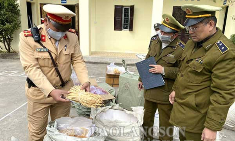 Lạng Sơn: Tạm giữ gần 1,2 tấn nguyện liệu thuốc bắc không rõ nguồn gốc, xuất xứ