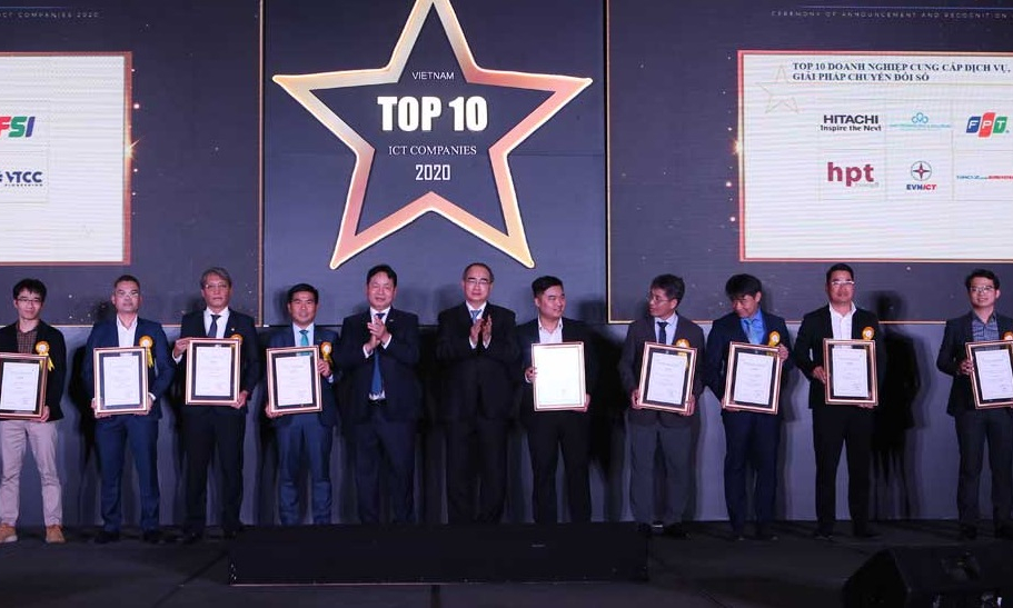 Công bố và vinh danh Top 10 doanh nghiệp CNTT Việt Nam 2020