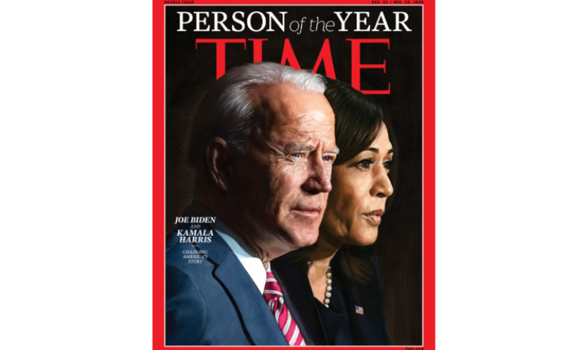 Tạp chí Time chọn ông Joe Biden và bà Kamala Harris là “Nhân vật của năm 2020”