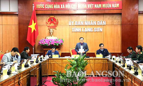 UBND tỉnh họp thường kỳ tháng 1/2021