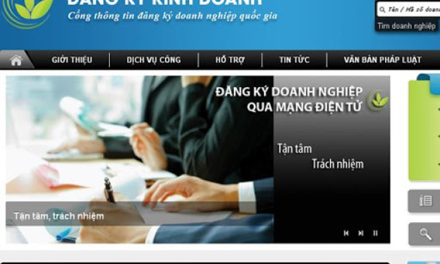 Quy định đăng ký doanh nghiệp qua mạng thông tin điện tử