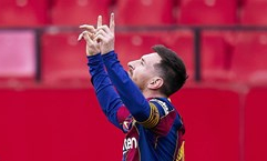 Messi tỏa sáng, Barcelona chỉ còn kém Atletico Madrid 2 điểm