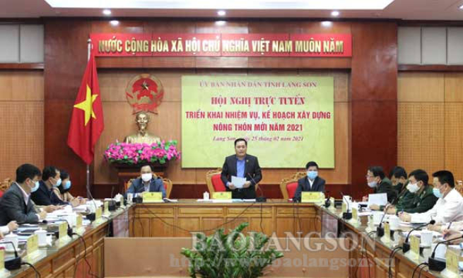 Triển khai nhiệm vụ, kế hoạch xây dựng nông thôn mới năm 2021