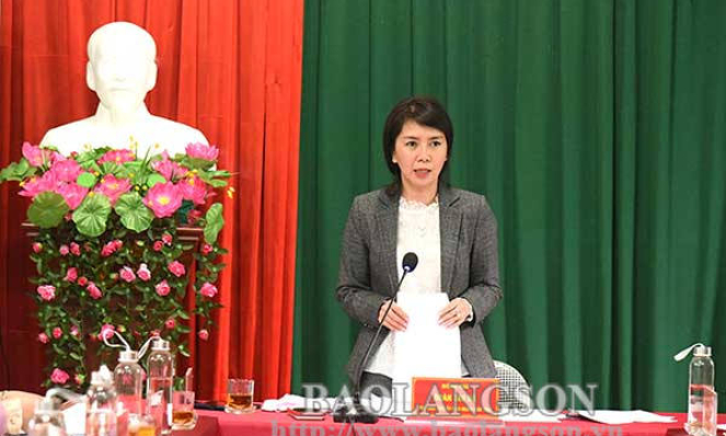 Lãnh đạo UBND tỉnh kiểm tra tại huyện Chi Lăng