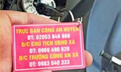 Hiệu quả từ mô hình “Móc khóa an ninh trật tự” tại Kiên Mộc