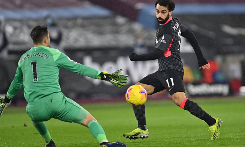 Liverpool thắng West Ham 3-1 trên sân khách