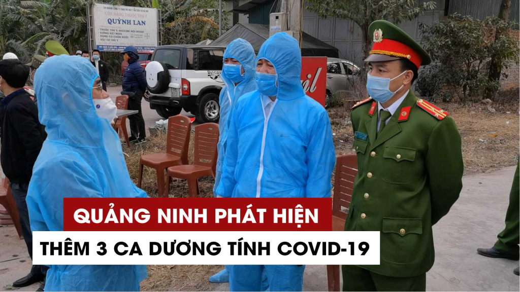 Thêm 3 ca mắc COVID-19 trong cộng đồng ở Đông Triều, Quảng Ninh