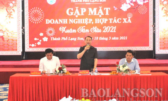 Gặp mặt doanh nghiệp, hợp tác xã Xuân Tân Sửu 2021