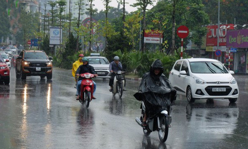 Bắc Bộ sáng mưa nhỏ, Nam Bộ tiếp tục nắng nóng