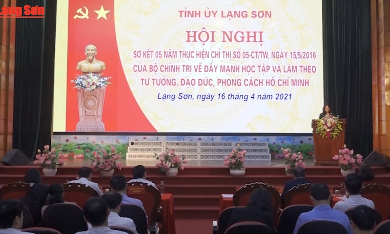 Tỉnh ủy Lạng Sơn sơ kết 5 năm thực hiện Chỉ thị 05