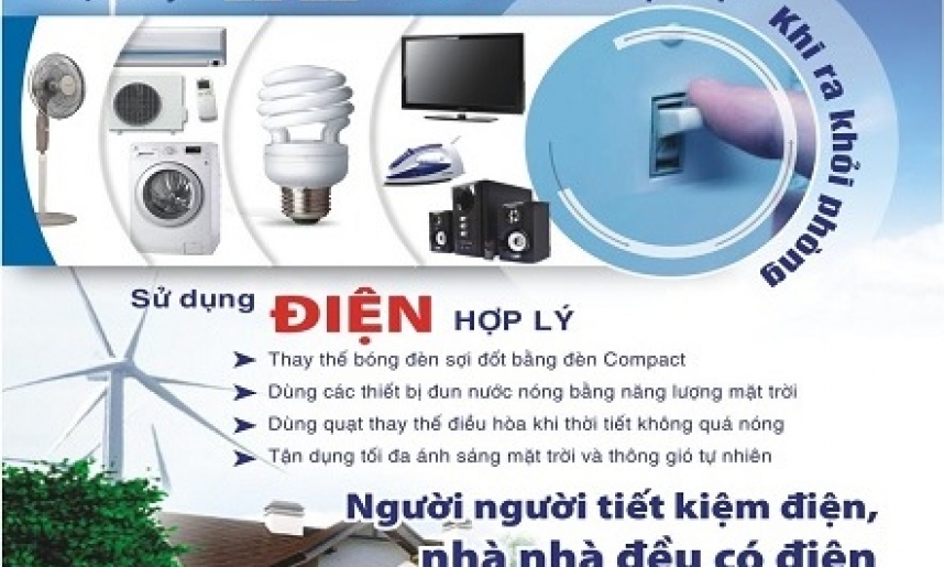 Hướng dẫn sử dụng điện tiết kiệm mùa nắng nóng