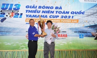 Thầy Park bất ngờ xuất hiện tại lễ công bố nhà tài trợ Giải bóng đá U.13 Yamaha Cup 2021