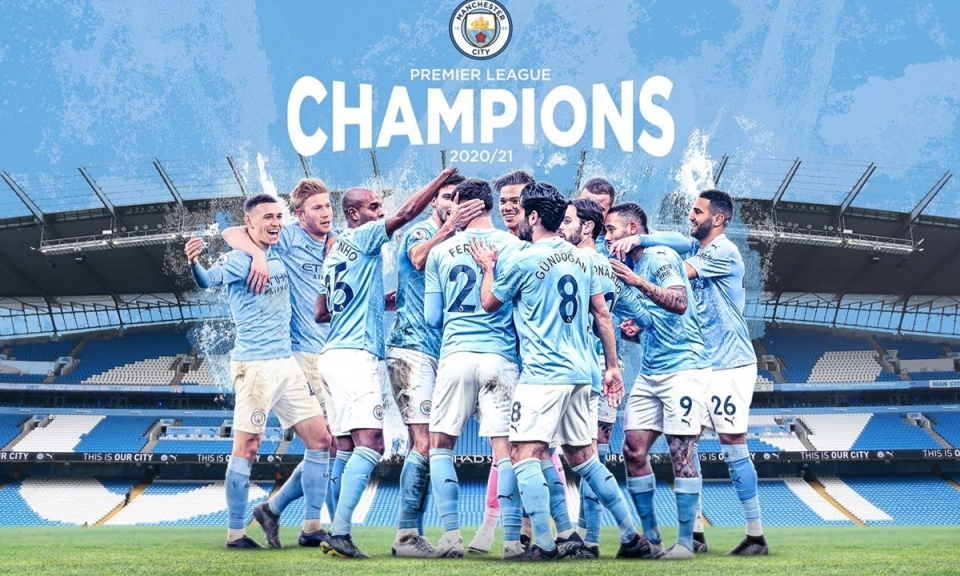 M.U bại trận, Manchester City chính thức đăng quang Premier League