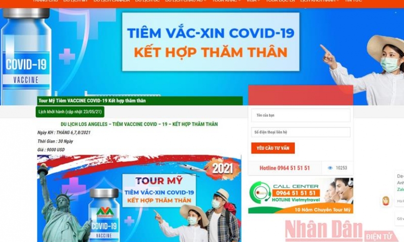 Du lịch tiêm vaccine Covid-19: Vừa chào tour đã phải tạm ngừng