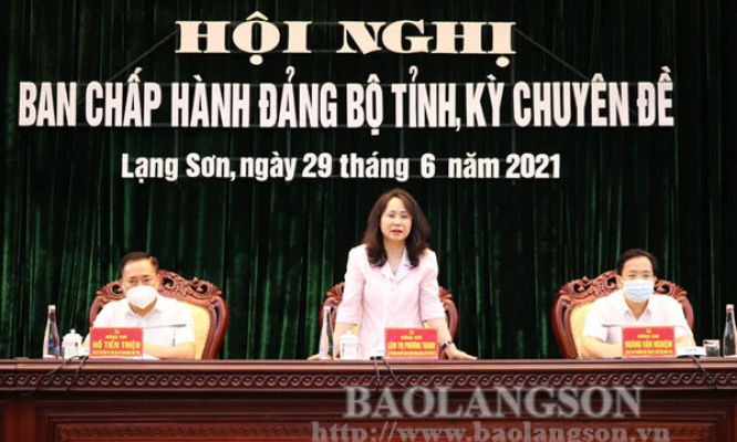 Hội nghị Ban Chấp hành Đảng bộ tỉnh kỳ chuyên đề: Giới thiệu nhân sự chức danh Chủ tịch HĐND tỉnh, nhiệm