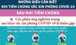 Lưu ý quan trọng sau khi tiêm vaccine phòng COVID-19