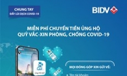 Chuyển tiền ủng hộ không cần nhớ số tài khoản ngay trên app BIDV