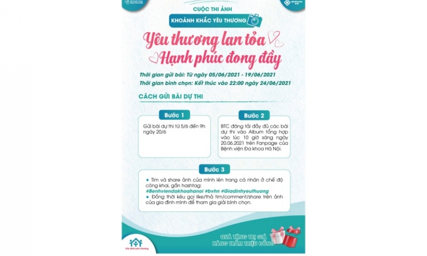 Thi ảnh “Khoảnh khắc yêu thương” lan tỏa hạnh phúc gia đình