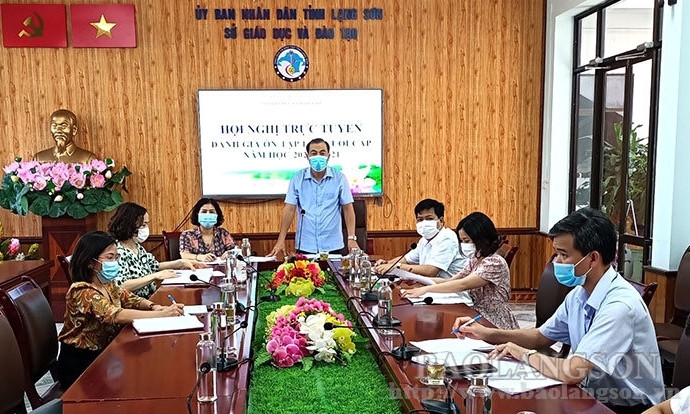 Đánh giá công tác ôn tập trực tuyến thi tốt nghiệp THPT năm 2021