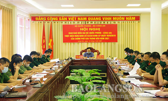 Giao ban thực hiện Nghị định 03 của Chính phủ 6 tháng đầu năm 2021